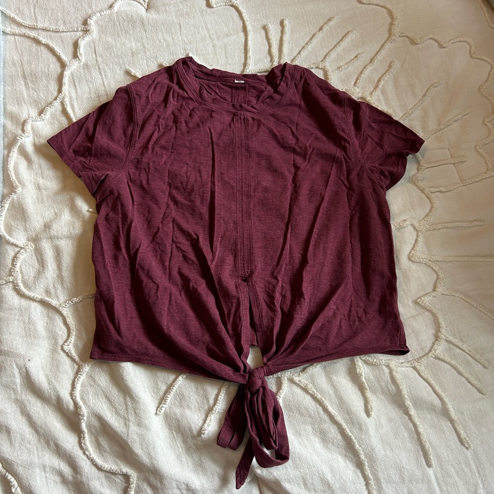 Lululemon Tie Front Top